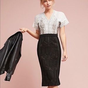 Byron Lars Anthropologie pencil dress